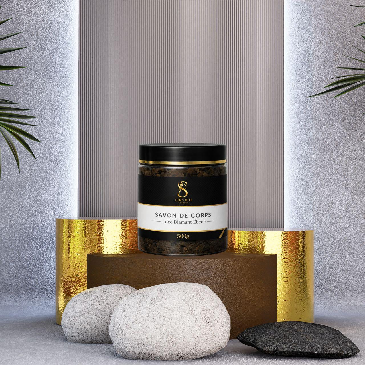 Savon Luxe Diamant Ébène