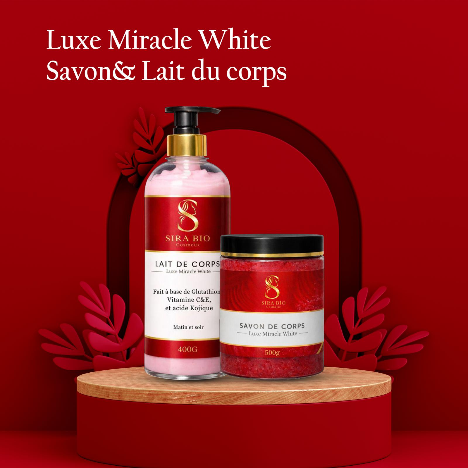 Luxe Miracle White Savon& Lait du corps